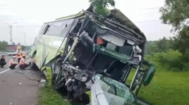 Kecelakaan Maut Bus Wisata dan Truk di Tol Cipali Tewaskan Sopir
