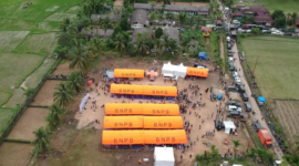 Huntara Korban Banjir Sumbar