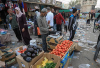 Pasar di Gaza Penuh Pembeli