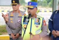 Kakorlantas Polri Tinjau Jalur Nasional dan Tol Bayung Lencir–Tempino