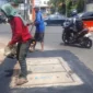Aktivitas galian kabel pada proyek Infrastruktur Pasif Terpadu (IPT) atau ducting di Kota Bandung, Maret 2026