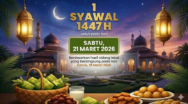 Lebaran Sabtu 21 Maret 2026