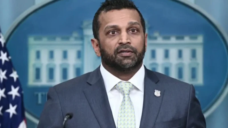 Kash Patel bantah tuduhan alkohol