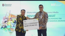 BSI Salurkan Zakat Perusahaan dan Karyawan Rp289 Miliar