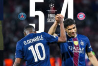PSG Tekuk Bayern Munich 5-4 dalam Drama Sembilan Gol di Semifinal