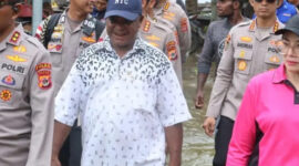 Kapolda Papua Salurkan Bantuan Banjir ke Tiga Kampung Terdampak di Jayapura